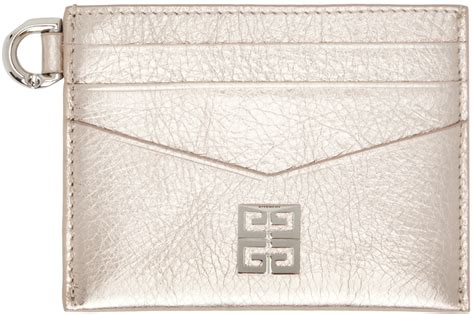 givenchy gold card holder